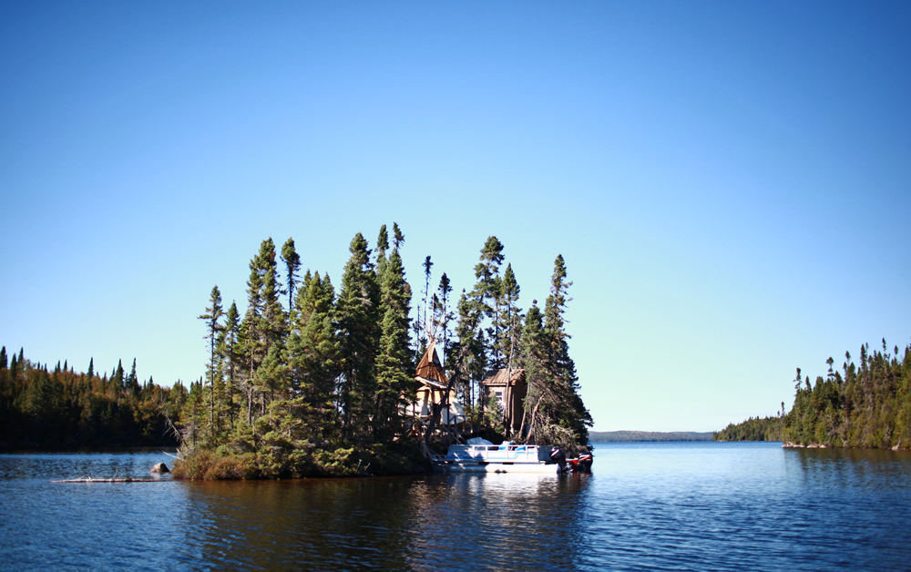 Île de l'amour à Manawan